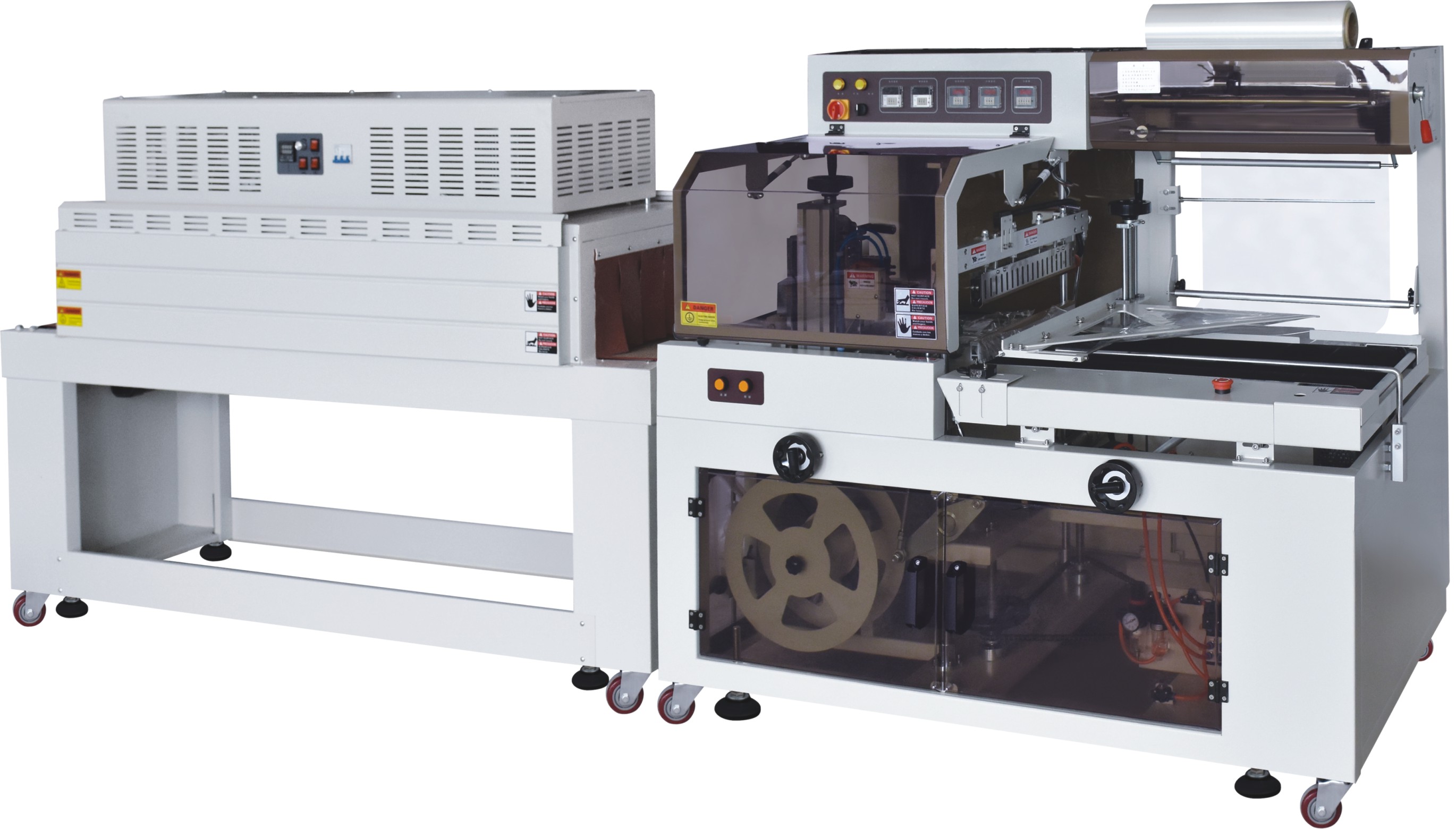 熱收縮膜包裝機，封口機  ,封箱機, 打包機 ,熱收縮膜定制, 全自動包裝機